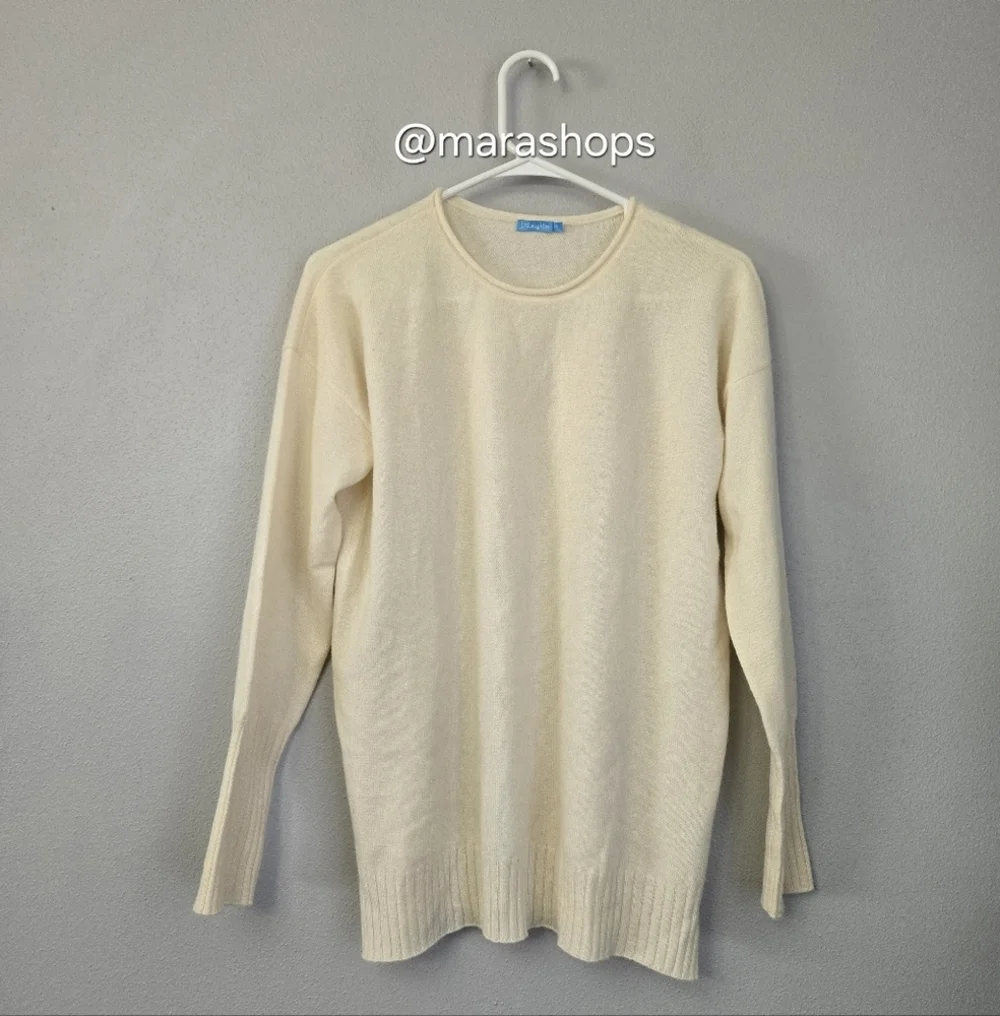 J. Mclaughlin Caitie Cream Cashmere Sweater